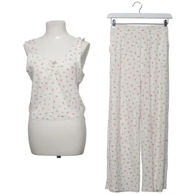 Pyjamas (Vit, Rosa) från Primark Cares Polyamid, Polyester, Viskos