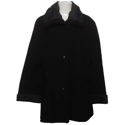 Coat (Black) from Marcona Acetate, Cashmere, Polyamide, Wool