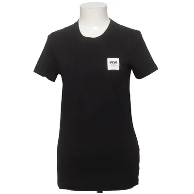 T-shirt (Zwart) van Wood Wood Katoen