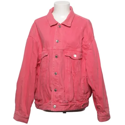 Denim jacket (Pink) from Bershka Denim Cotton