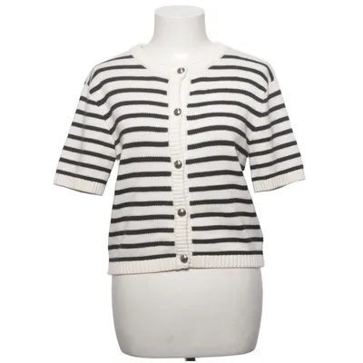 Cardigan (Blanc, Noir) de H&M Coton, Acrylique