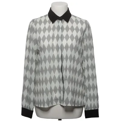 Bluse (Hvid, Sort) fra Miss Patina