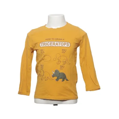 T-shirt à manches longues (Jaune) de Kids Coton, Élasthane