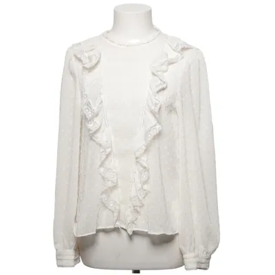 Blouse (White) from Zara Polyester