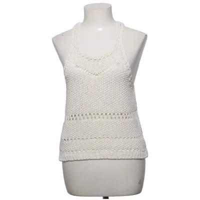 Débardeur (Blanc) de Mango Coton, Polyester, Viscose
