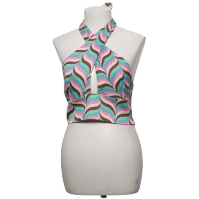 Halterneck top (Flerfarvet) fra Zara Polyester