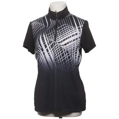 Polo shirt (Black, White) from DKNY Elastane, Polyester