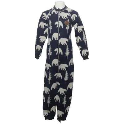 Onesie (Blue, White) from Jonathan Cotton, Wool