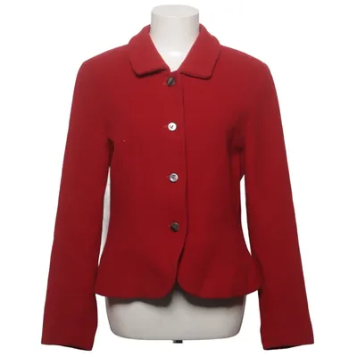Blazer (Red) from Getti Polyester, Wool