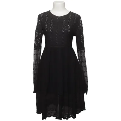Kleid (Schwarz) von Somedays Lovin Acetat, Baumwolle, Metallfaser, Polyester, Viskose