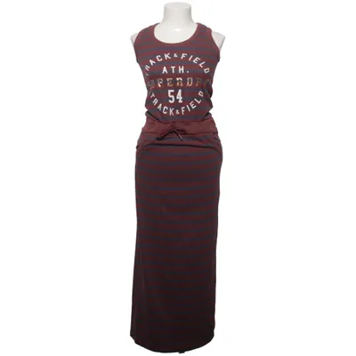Maxi jurk (Rood, Blauw) van Superdry Track & Field Katoen, Polyester