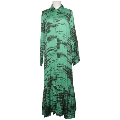 Robe chemise (Vert, Noir) de Monday Afternoon Soie, Viscose