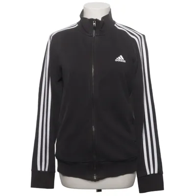 Sports jacket (Black, White) from Adidas Cotton, Polyester