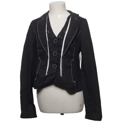 Blazer (Noir) de Biba Coton, Élasthane, Fibre métallique, Polyamide, Polyester, Viscose