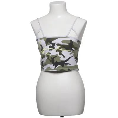 Crop top (Grön, Grå, Vit, Svart, Flerfärgad) från Karl Kani Bomull, Elastan