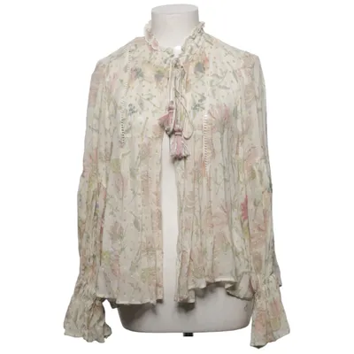 Blouse (Beige, Rose, Vert) de Zara Polyester, Viscose