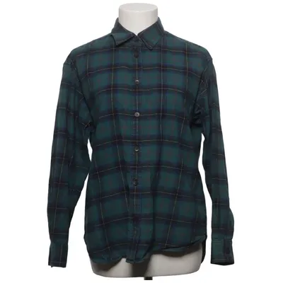 Flanellhemd (Blau, Grün, Mehrfarbig) von Uniqlo Baumwolle