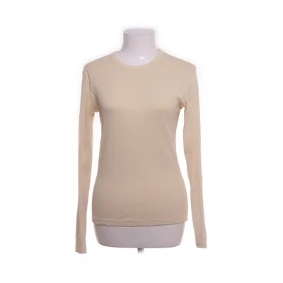 Lange mouwen shirt (Geel) van Uniqlo Katoen, Elastaan, Viscose