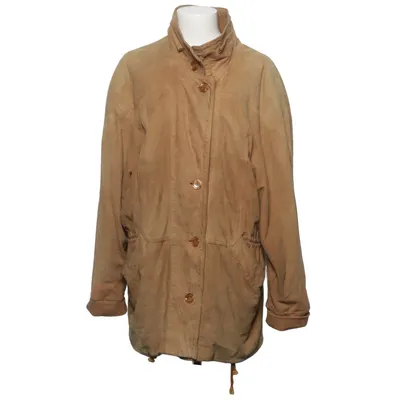Leather coat (Beige) from Latif Leather