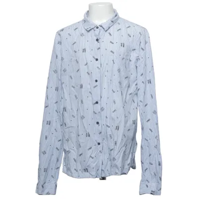 Shirt (Blue, White) from Girls Cotton