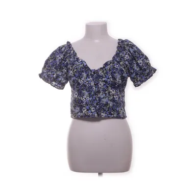 Crop top (Blue, Multicolored) from Gina Tricot Cotton