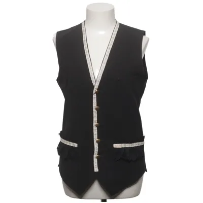 Suit vest (Black) from Edwin Elastane, Polyester