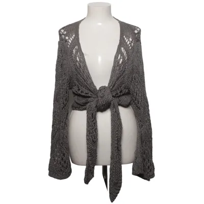 Cardigan (Grå) fra New Collection Akryl, Bomuld