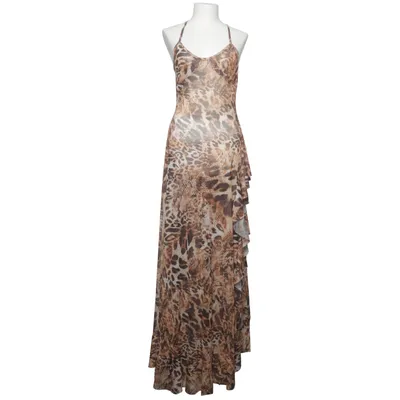 Maxi jurk (Bruin, Beige, Zwart) van Shein Elastaan, Polyester