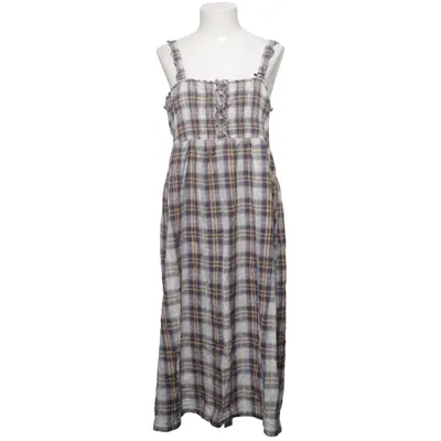 Klänning (Blå, Beige, Vit) från XLNT by KappAhl Bomull