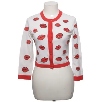 Cardigan (Blanc, Rouge) de Alice + Olivia Élasthane, Polyester, Laine