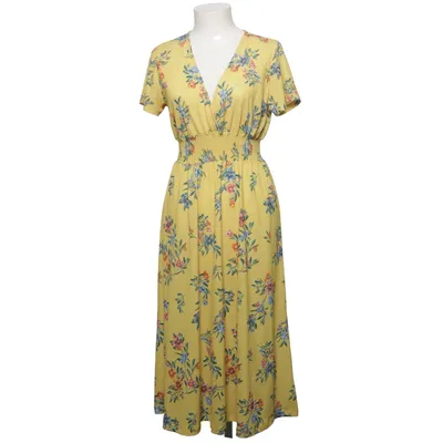Maxi dress (Yellow, Multicolored) from Pull & Bear