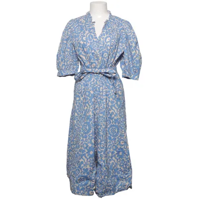 Shirt dress (Blue, Beige) from Love & Divine Cotton