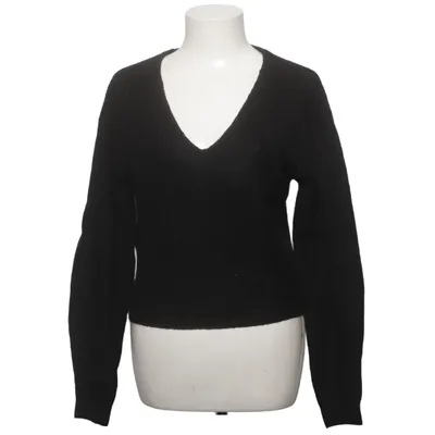 Strickpullover (Schwarz) von H&M Basic Polyester, Acryl, Wolle, Elasthan