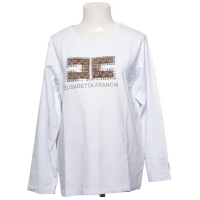 Langarmshirt (Weiß) von Elisabetta Franchi Baumwolle