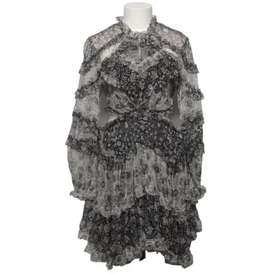 Kleid (Schwarz, Weiß) von Zimmermann Polyester, Seide