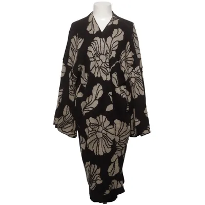 Cardigan (Black, Beige) Acrylic, Wool
