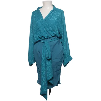Robe portefeuille (Bleu) de Just Cavalli Polyester, Viscose