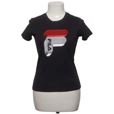 T-shirt (Bleu, Rouge, Blanc) de White Line Fila Coton