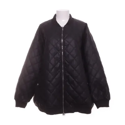 Bomber jacket (Black) from Yours Cotton, Elastane, Polyester, Polyurethane