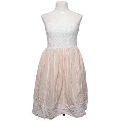Robe (Beige, Blanc) de H&M Conscious Collection Coton biologique, Polyester