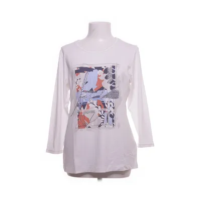 Långärmad t-shirt (Vit, Flerfärgad) från Rabe Elastan, Viskos