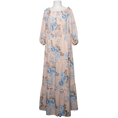 Maxi jurk (Beige, Blauw) van Shein Curve Polyester