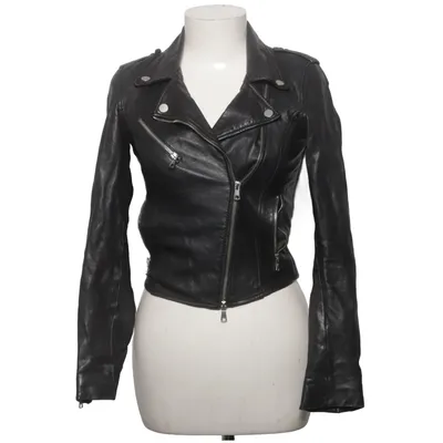 Leren jack (Zwart) van Zara Trafaluc Leer