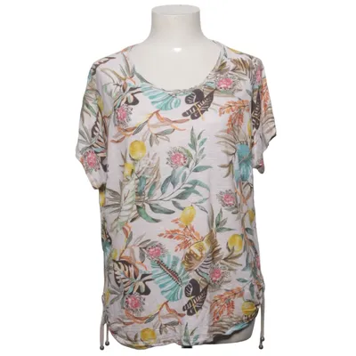 Top (Beige, Multicolored) from Le Comte Cotton, Viscose