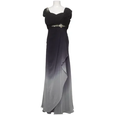 Robe de soirée (Noir, Gris, Blanc) de Jora Collection Polyester