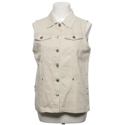 Gilet en jean (Beige) de Olé Coton, Élasthane