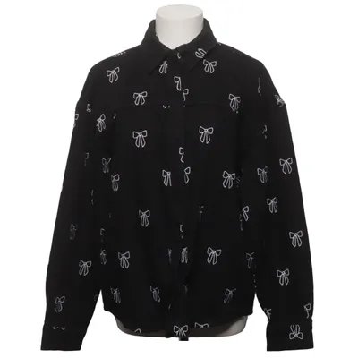 Jeansjacke (Schwarz, Weiß) von Vero Moda Elasthan, Recycelte Baumwolle
