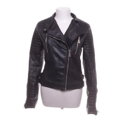 Biker jacket (Black) from Voyelles Polyester, Polyurethane