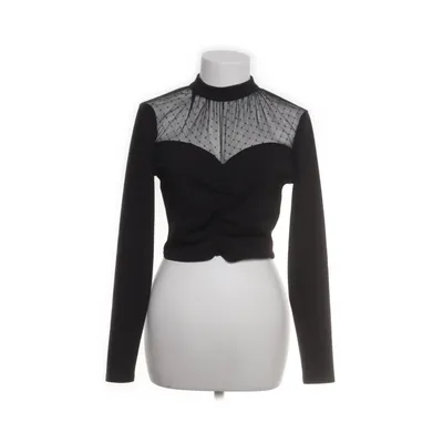 Crop top (Svart) från ASOS Design Elastan, Nylon, Polyester