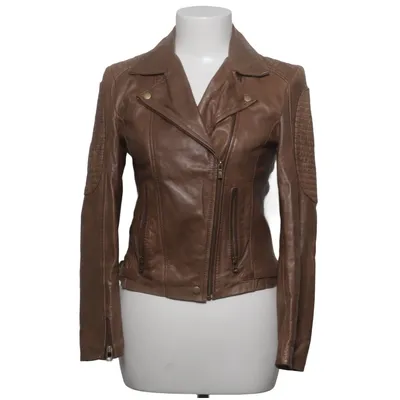 Biker jacket (biker438) from Goosecraft Cotton, Leather, Polyester